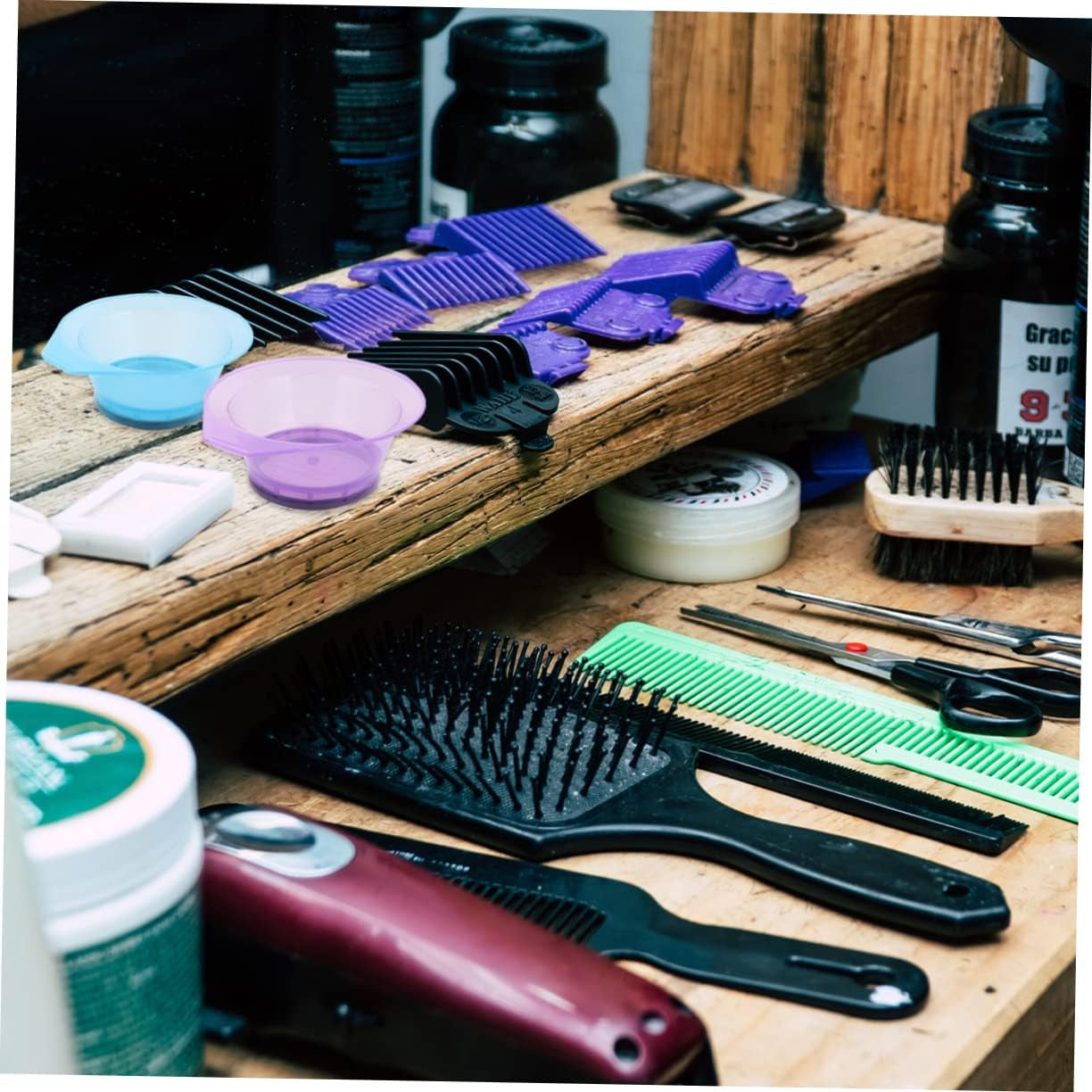 2Pcs Hair Salon Tool Hair Mixing Bowl Hair Color Mixing Bowls Hair Dying Bowl Hair Coloring Kit Hair Bleaching Bowl Hair Salon Bowl Hairdressing Bowls Hair Dye Hair Coloring Bowl